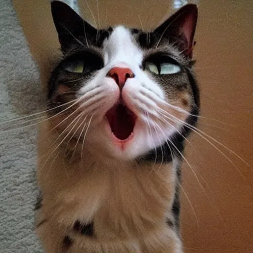 Image similar to a cat, optical illusion