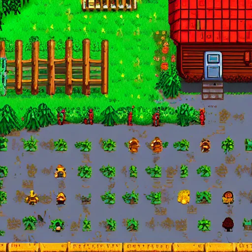 Image similar to Bernie Sanders in Stardew Valley 4k