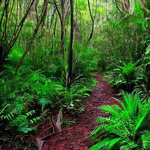 Image similar to lush gully in Australian native bushland
