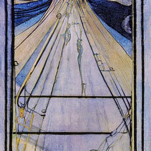 Image similar to Print. paralyzed by the indescribable beauty of the cosmos. The Far Side by Margaret Macdonald Mackintosh, by Patricia Polacco subtle