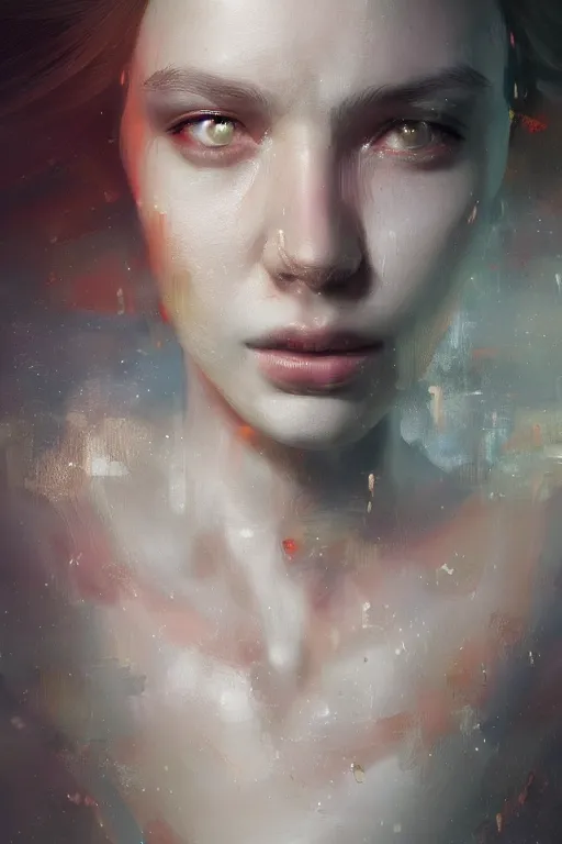 Image similar to Artificial Intelligence, joyful, close-up portrait, intricate, elegant, volumetric lighting, scenery, digital painting, highly detailed, artstation, sharp focus, illustration, concept art, ruan jia, steve mccurry