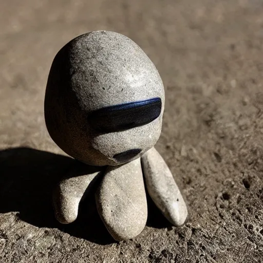 Image similar to realistic rock figurine, toy