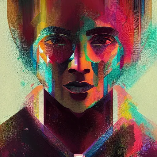 Prompt: A stunning portrait of a character by Petros Afshar