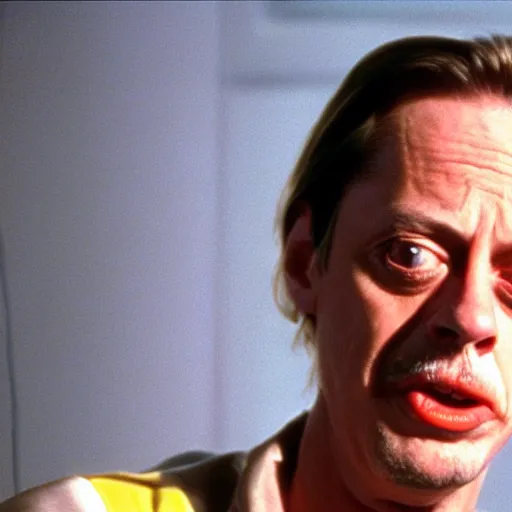 Image similar to steve buscemi still shot from movie half baked 4k