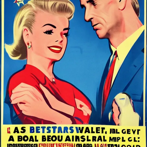 Prompt: A 1950s poster for Better Call Saul
