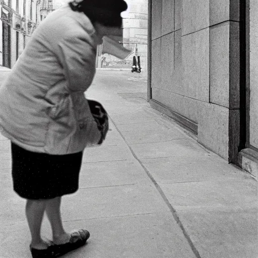 Image similar to the self portrait, by vivian maier,