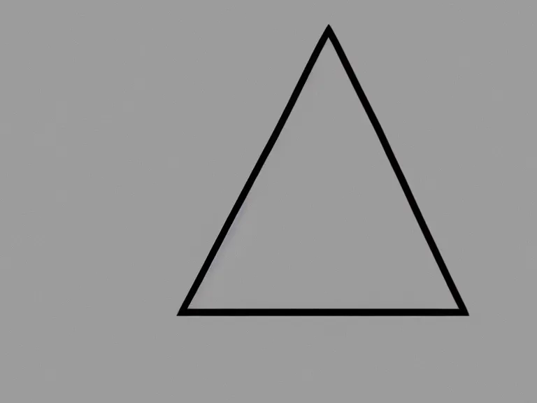 Prompt: minimalistic simple wallpaper of an infinity symbol and a triangle with an eye on top of it