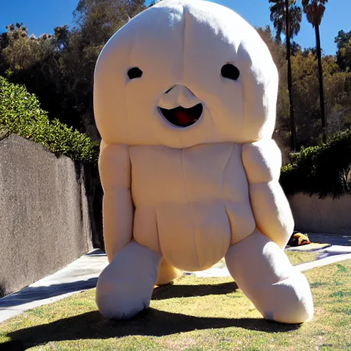 Image similar to LOS ANGELES CA, JAN 8 2010: One of the most huge huggable creatures that emerged from the opening of the adorableportal.