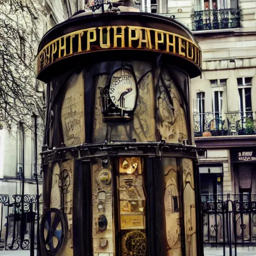 Prompt: steampunk paris