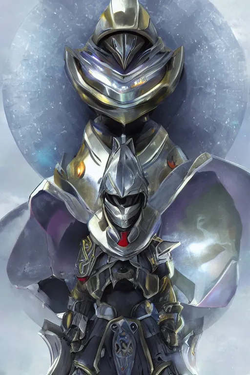 Image similar to helmet armor guardian destiny in witch queen illumination ray tracing hdr fanart arstation by sung choi robot ninja mask and eric pfeiffer and gabriel garza and casper konefal