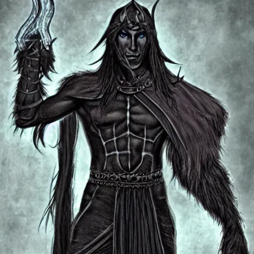 photograph of a dark elf man as in the d & d books by | Stable ...