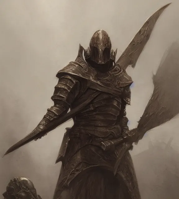 Image similar to crucible knight concept, beksinski, age of sigma art, frank franzetta, ruan jia, dark soul armor concept, trending on artstation, wayne barlowe, adrian smith fantasy art, elden ring art, the hobbit art, lord of the ring art, infinity blade armor