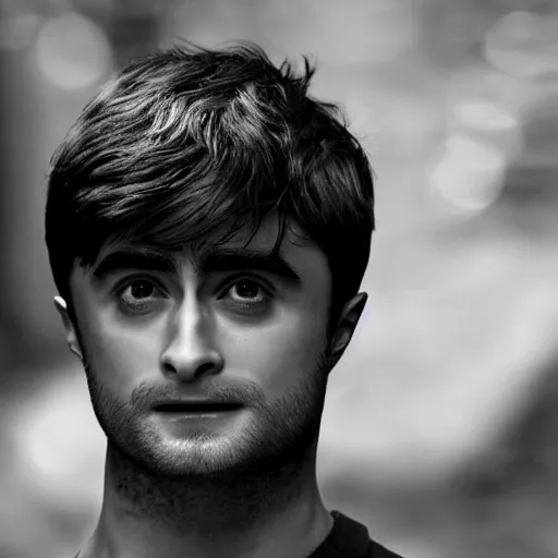 Image similar to photo of a banana looking like daniel radcliffe, 8 k