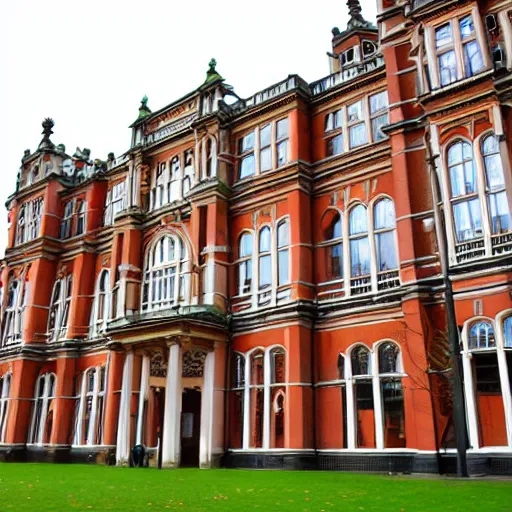 Image similar to Royal Holloway Building, winter