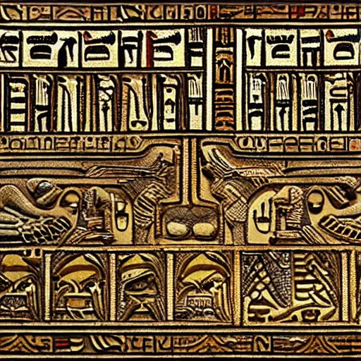 Image similar to 3D Facebook icon in ancient Egyptian design, intricate very detailed pattern, national geographic