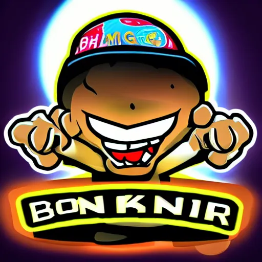 Image similar to an epic gamer logo for bonk