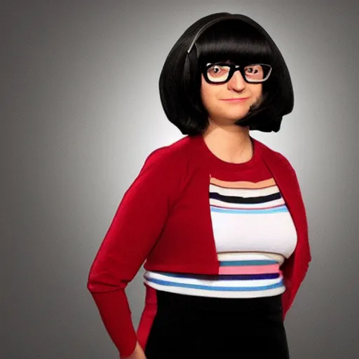 Prompt: tina belcher, real photo