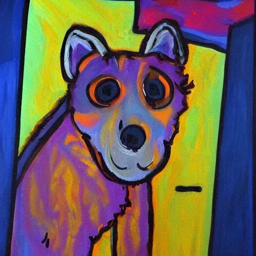 Image similar to i've been trying to figure out my own painting style for the last decade. today, i think i found it.