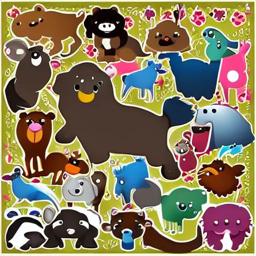 Image similar to animals clipart round