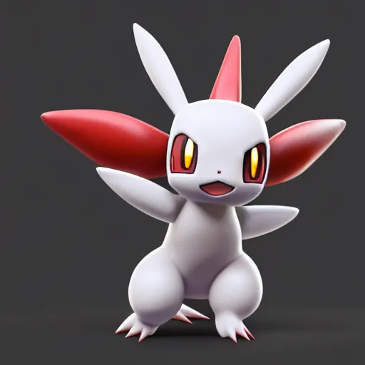 Image similar to a first gen pokemon:: by Satoshi Tajiri :: dynamic, particulate, intricate, elegant, highly detailed, centered, artstation, smooth, sharp focus, octane render, 3d