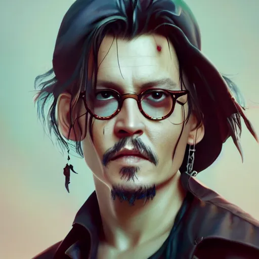 Prompt: johnny depp as chip dip, fullbody, ultra high detailed, oil painting, greg rutkowski, charlie bowater, yuumei, yanjun cheng, unreal 5, daz, hyperrealistic, octane render, rpg portrait, dynamic lighting, fantasy art, beautiful face