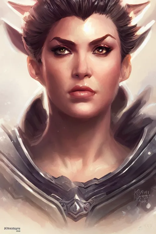 Image similar to amazon valkyrie athena, d & d, fantasy, portrait, highly detailed, headshot, digital painting, trending on artstation, concept art, sharp focus, illustration, art by artgerm and greg rutkowski and magali villeneuve