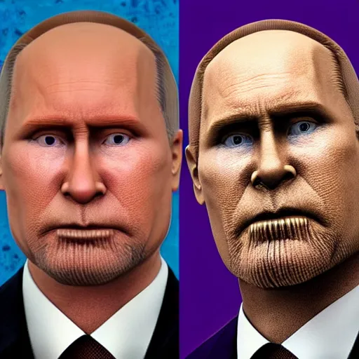 Image similar to thanos putin