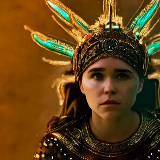 Image similar to Ellen Page as the cosmic goddess of Urixol, stunning photo, cinematic lighting, perfect composition