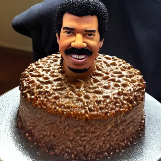 Image similar to lionel richie sculpture birthday cake at a care home