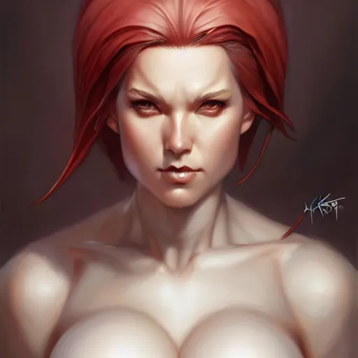 Image similar to skairipa , by artgerm, by krenz cushart, by peter kemp, by ross tran