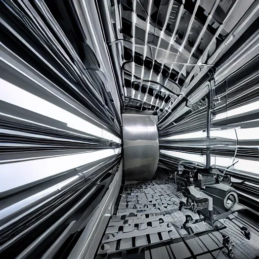 Image similar to research wind tunnel, glenn research center, aerodynamics, industrial photo, insane details, 3 d high definition, photorealistic, high resolution, hdr, hyper detailed, insane details, micro details