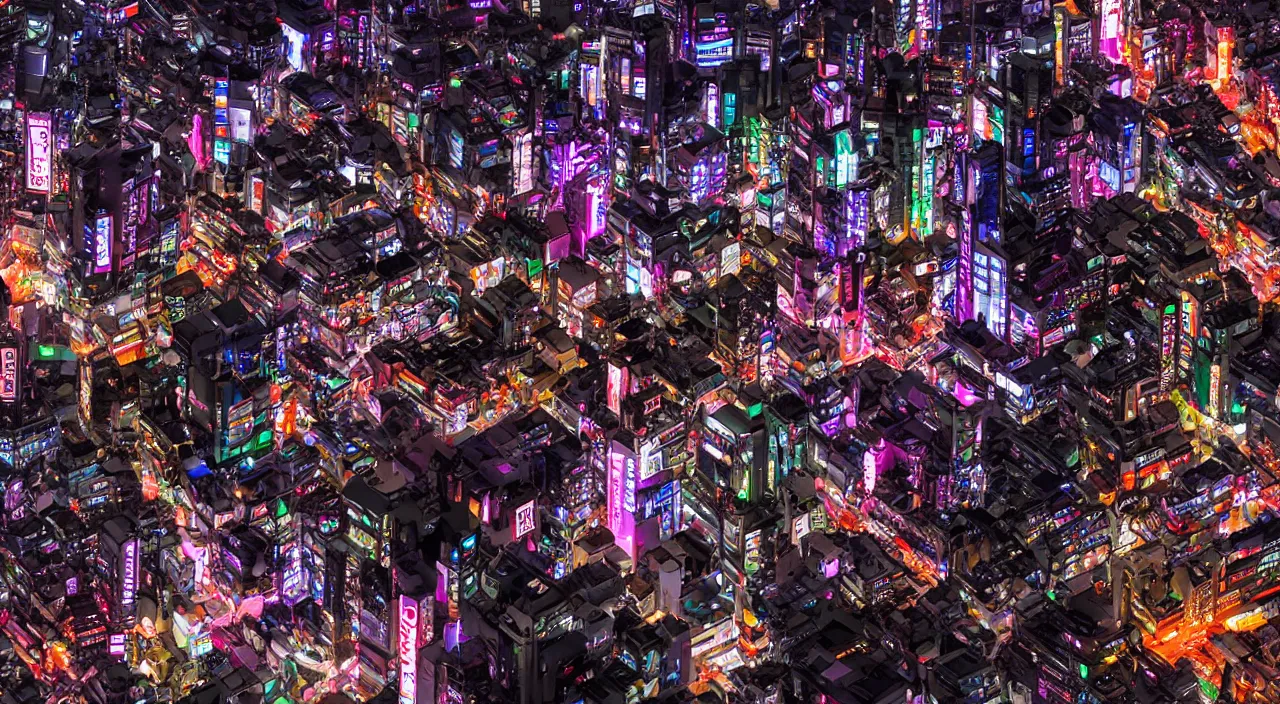 Image similar to neo tokyo town, night, HD, 4K.