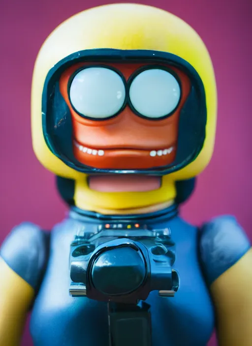 Image similar to portrait photo still of real life futurama character leela, cyclops, 8 k, 8 5 mm f 1. 8