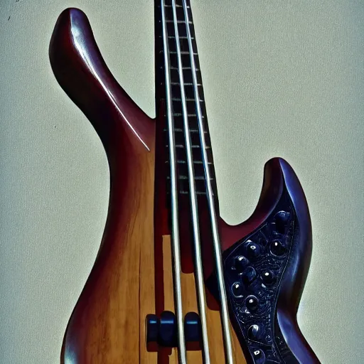 Prompt: a bass playing the bass