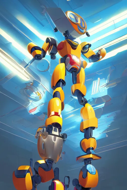 Image similar to metabots medabots medarotto medarot robot minimalist comics, behance hd by jesper ejsing, by rhads, makoto shinkai and lois van baarle, ilya kuvshinov, rossdraws global illumination ray tracing hdr radiating a glowing aura