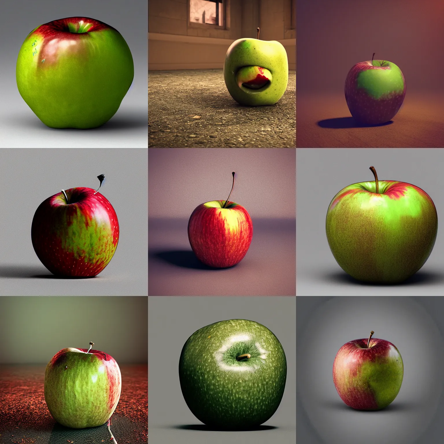 Rotten Apple | 3D model