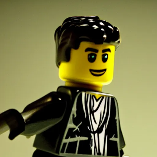 Prompt: Lego!! fight club, movie still, cinematic, David fincher