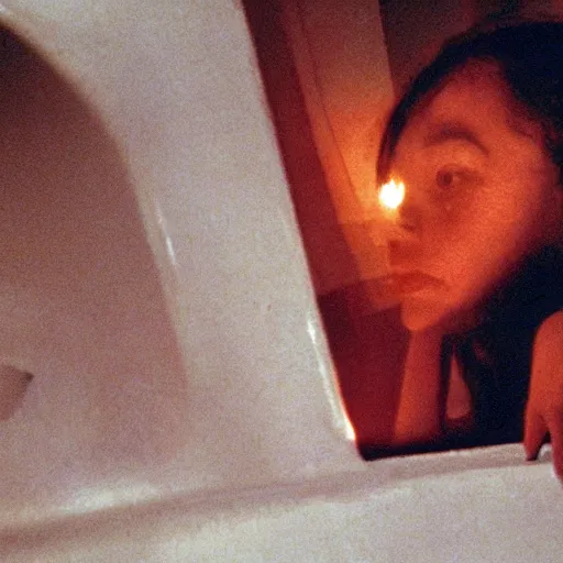 Image similar to movie still of cyborg girl, cinematic composition, cinematic light, criterion collection, by gaspar noe