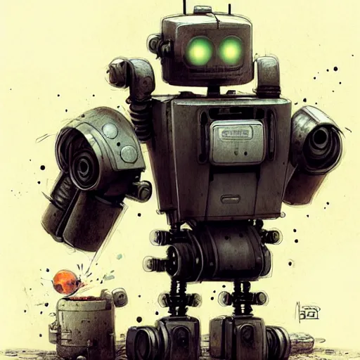 Image similar to robot by jean - baptiste monge