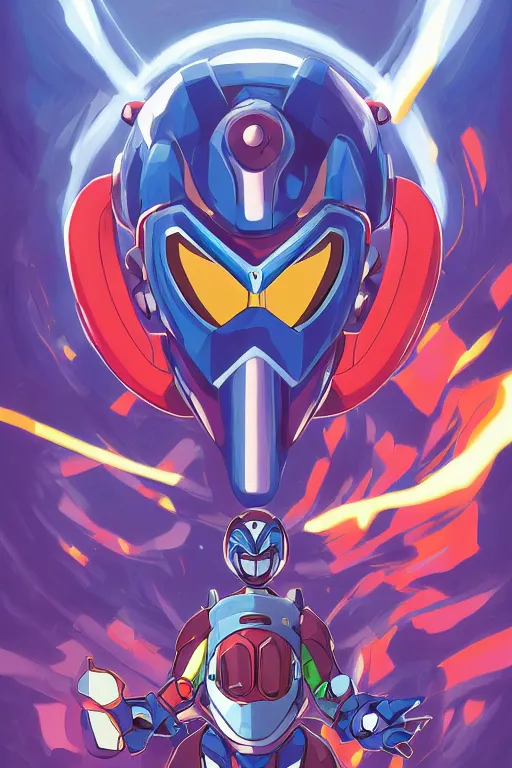 Image similar to robot ninja mask helmet megaman x zero rockman 2 0 2 2 switch game boss legacy collection fanart artsation, art gta 5 comics, behance hd by jesper ejsing, by rhads, makoto shinkai and lois van baarle, ilya kuvshinov, rossdraws global illumination ray tracing