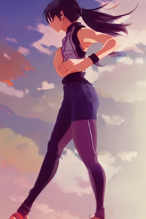 Prompt: a girl training with naruto, full shot, fine - face, realistic shaded perfect body, fine details. night setting. very anime style. realistic shaded lighting poster by ilya kuvshinov katsuhiro, magali villeneuve, artgerm, jeremy lipkin and michael garmash, rob rey and kentaro miura style, trending on art station