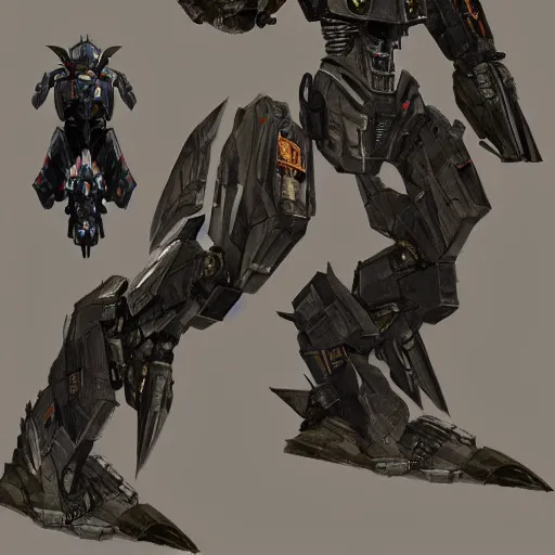 Image similar to a jaeger from pacific rim, concept art