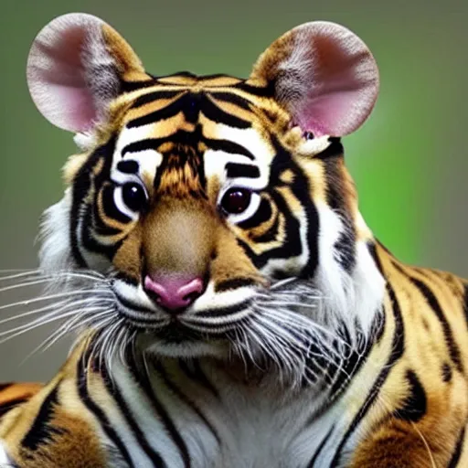 Image similar to mouse tiger hybrid animal, mouse, mouse