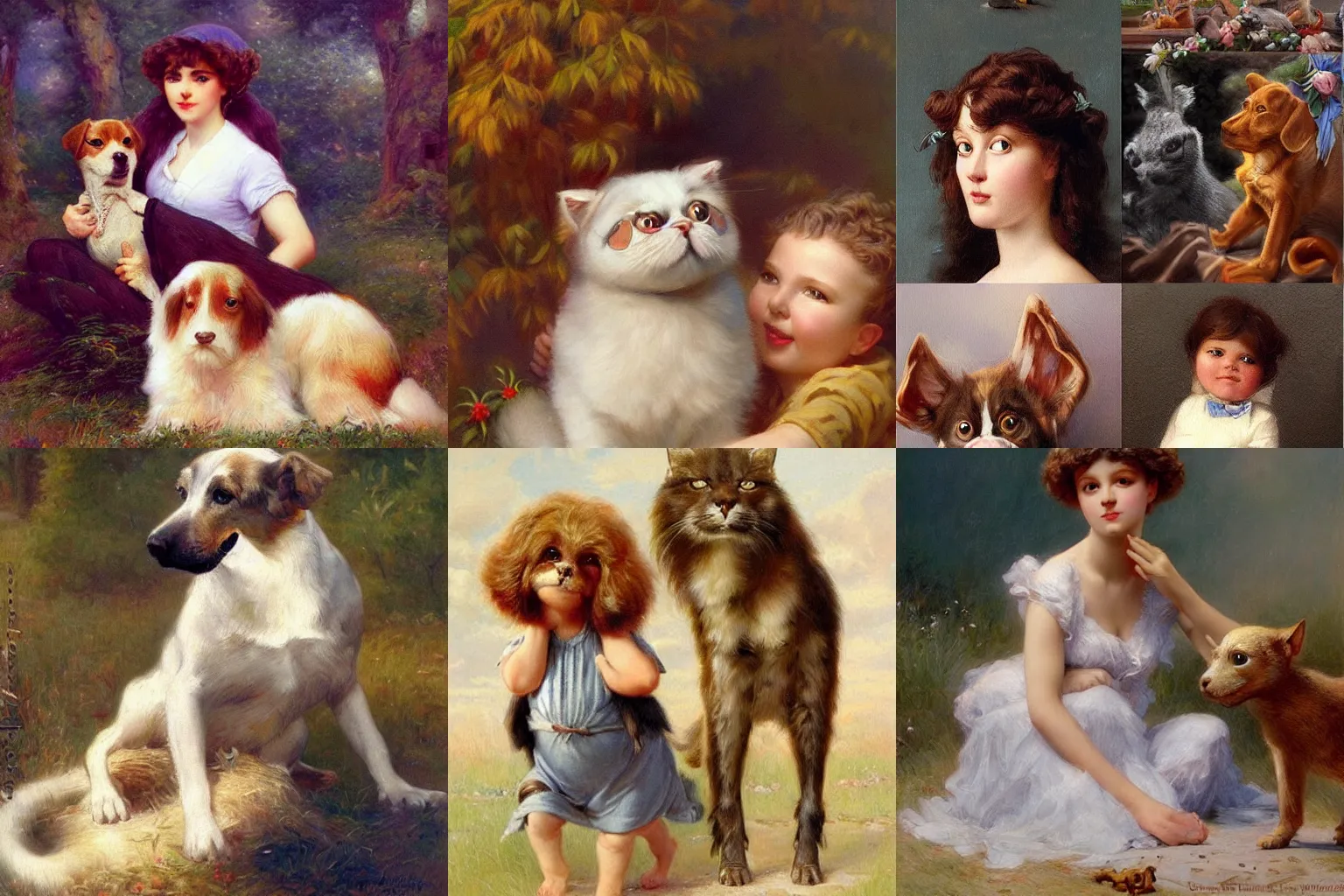 Prompt: 3 d family guy animal, mythology painter and art style of noel coypel, art of emile eisman - semenowsky, art of edouard bisson