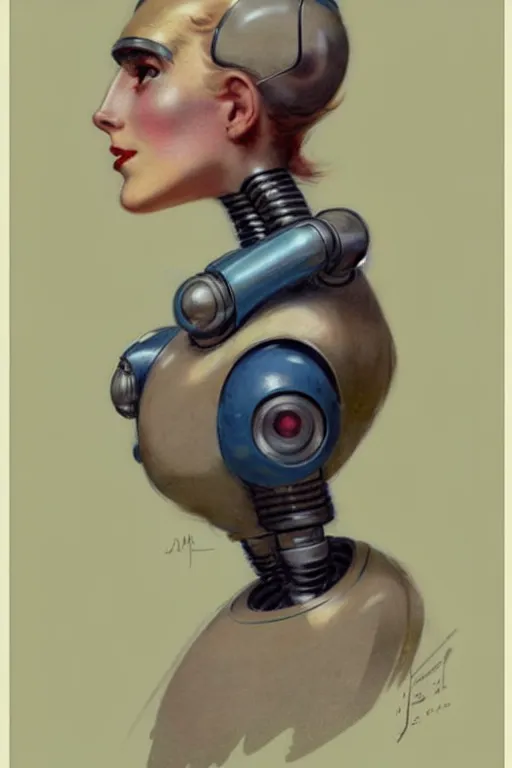 Prompt: ( ( ( ( ( 1 9 5 0 s retro future robot android actress. muted colors. ) ) ) ) ) by jean - baptiste monge!!!!!!!!!!!!!!!!!!!!!!!!!!!!!!