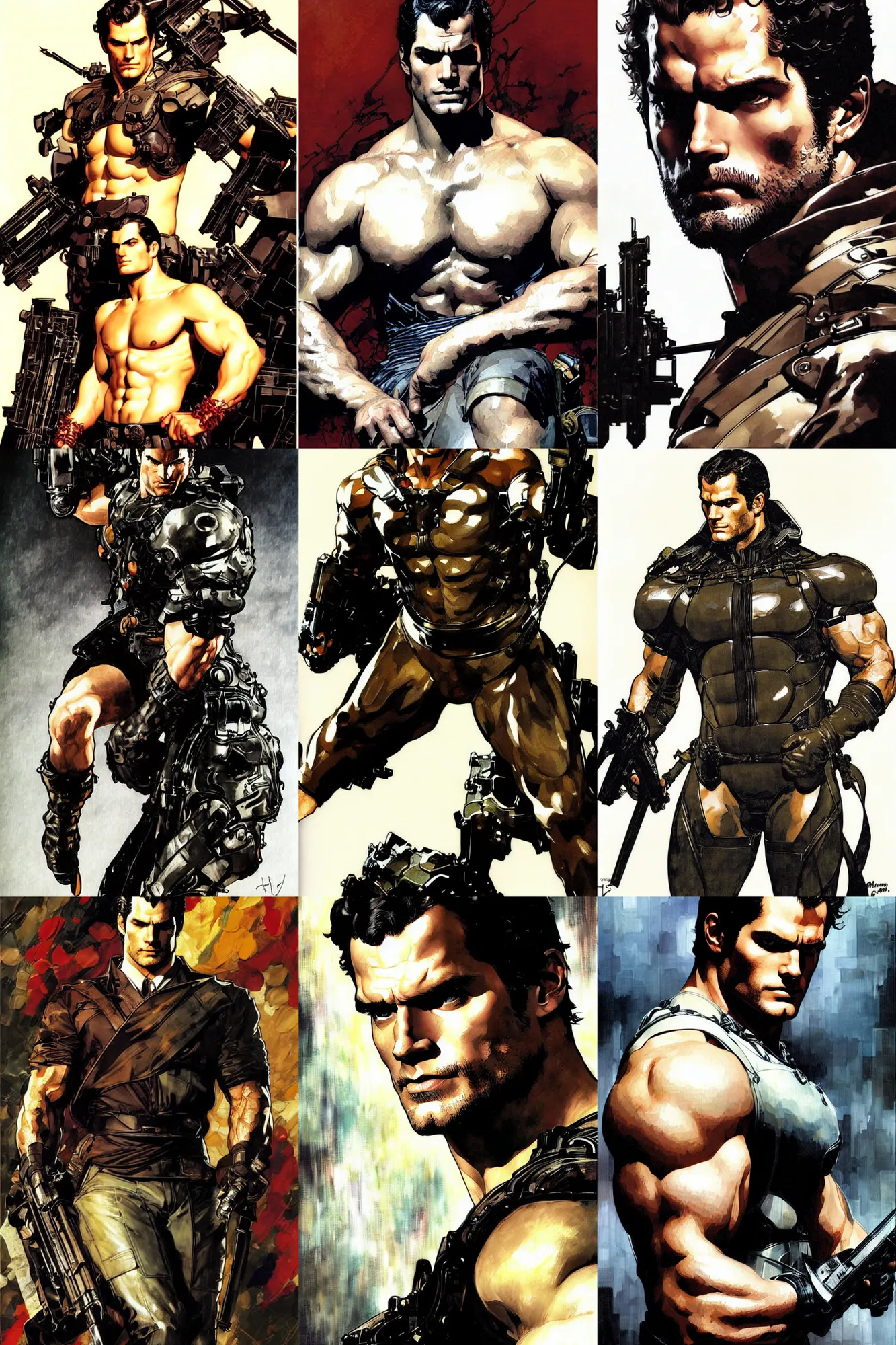 Prompt: henry cavill, painting by j. c. leyendecker, yoji shinkawa, katayama bokuyo