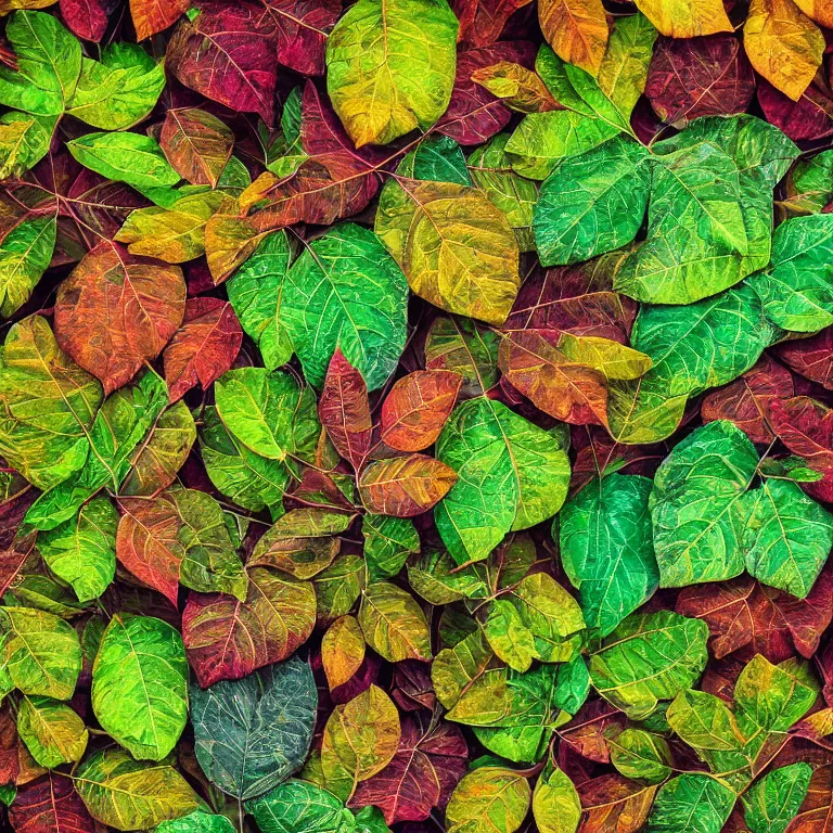 Prompt: a beautiful picture of amborellaceae with fantastic leaves with detailed abaxial structure, structural, textural, fantasy art, high quality, 8 k resolution, colorful, shining