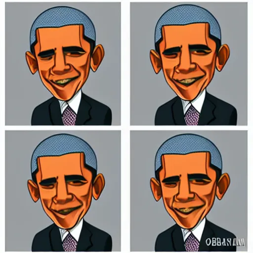 Prompt: obama in the style of pokemon