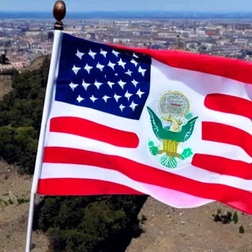 Image similar to the worst country to live in, the flag is visible.