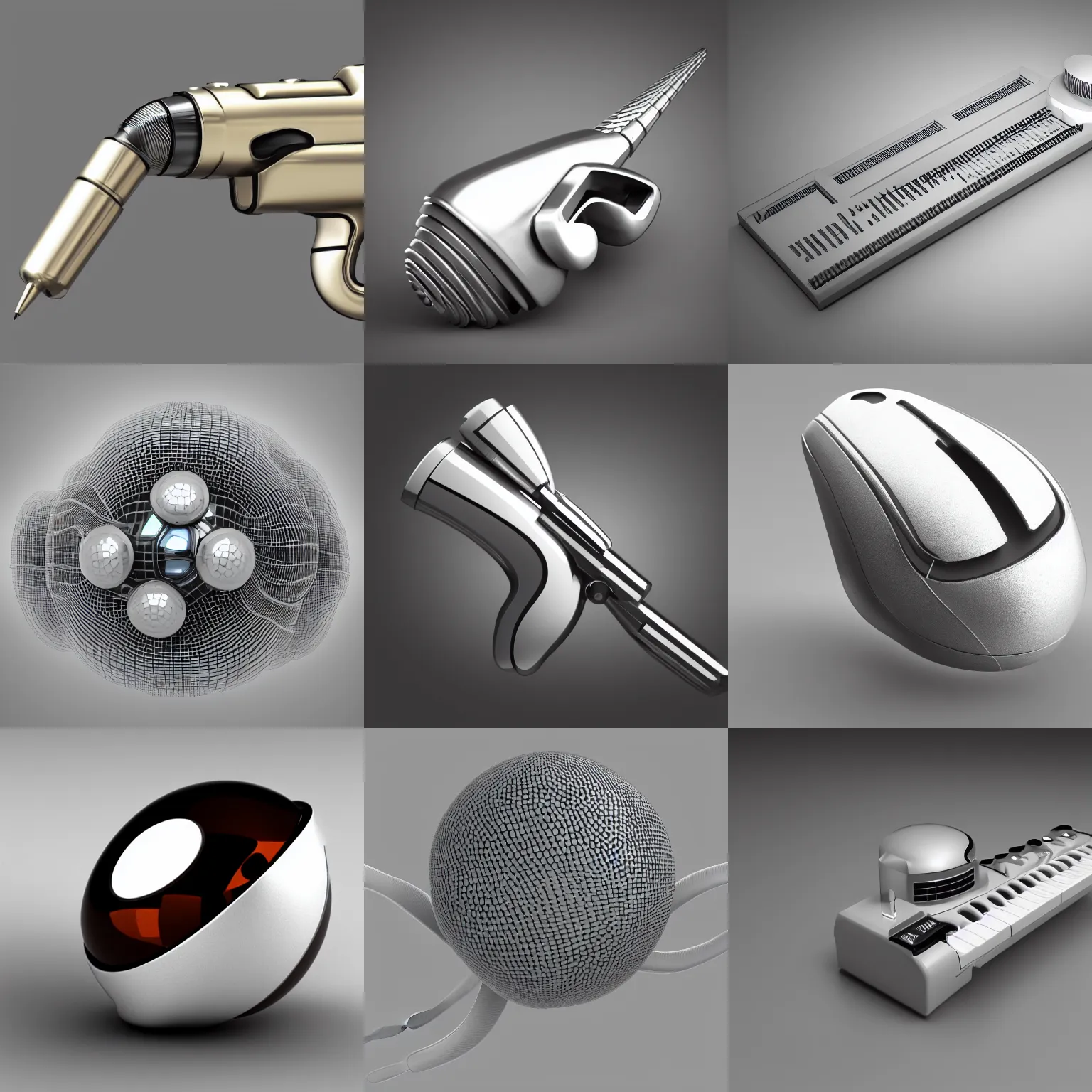 Prompt: micropohone, logo, sound, iconic, clean, ambient occlusion, 3 d render, metallic,